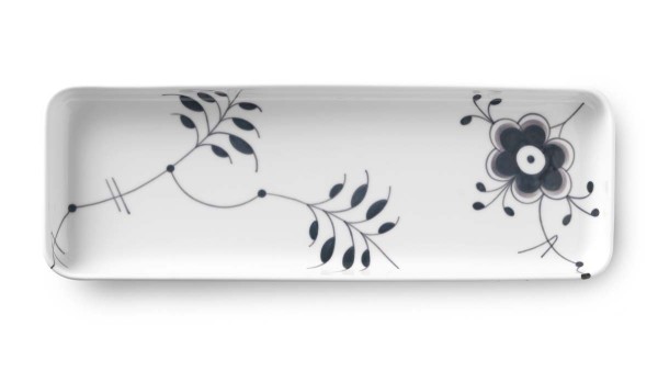 Royal Copenhagen Black Fluted Mega 1017024 Platte rechteckig 36x12,5cm