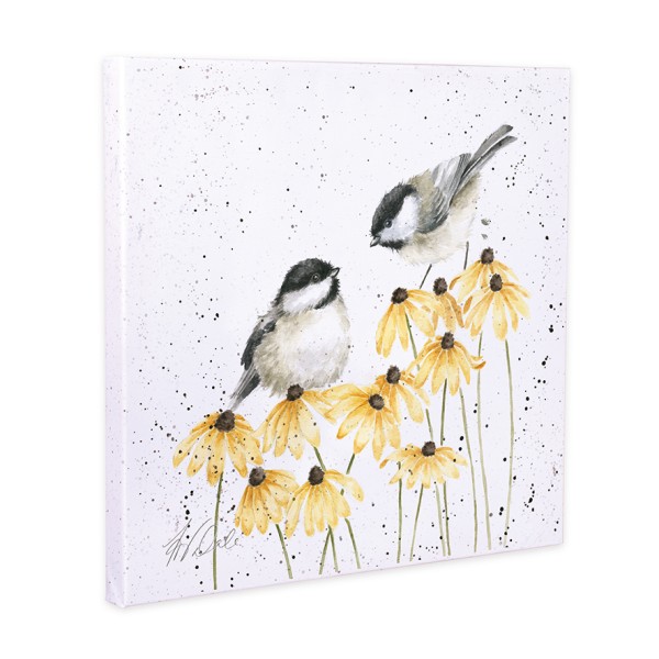 Wrendale Leinwand-Kollektion CANS-CS181 "My Sweet Chickadee" - Meisen - 20cm