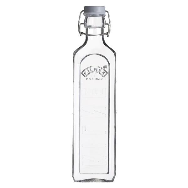 Kilner Einkochflasche 0025.007 Glasflasche mit Bügelverschluß, eckig, 1l