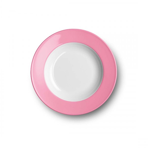 Dibbern Solid Color 2005500022 Pink Teller tief 23 cm Fahne