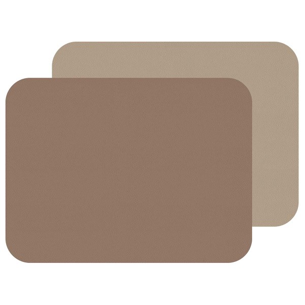 Freeform Platzsets RFLPM2812X2-EUR Fleximats - Taupe/Beige, 2er-Set