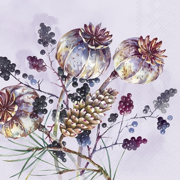 Ihr AMARA violet L1081680 Lunch-Servietten 33 x 33 cm