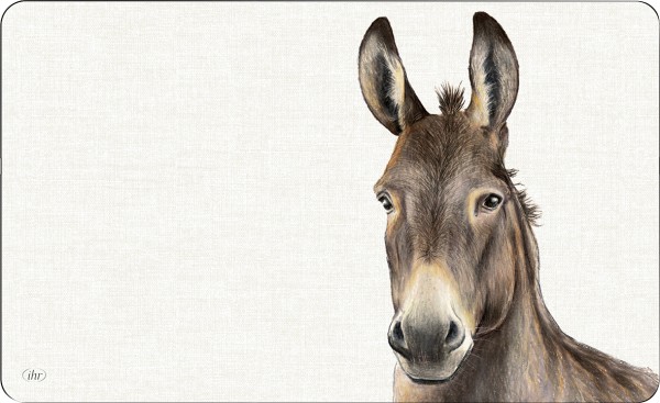 Ihr FARM DONKEY cream MCB1047860 Frühstücksbrettchen 23,5 x 14,5 cm