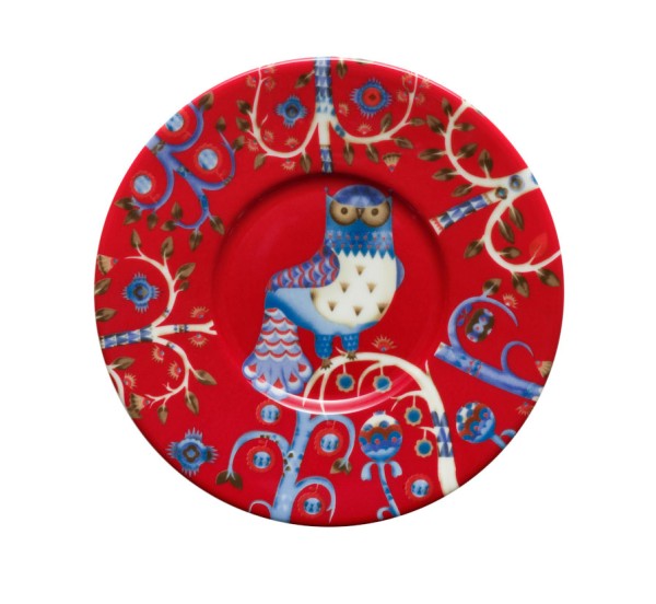 Iittala Taika Rot 1012486 Kaffee-Untertasse 15cm