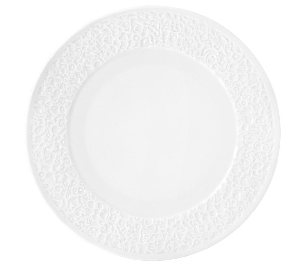 Seltmann Nori-Home weiß Speiseteller rund 28 cm Relief schmal