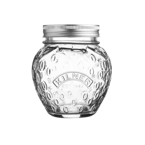 Kilner Einkochglas 0025.582 Marmeladenglas, Erdbeere, 0,4l