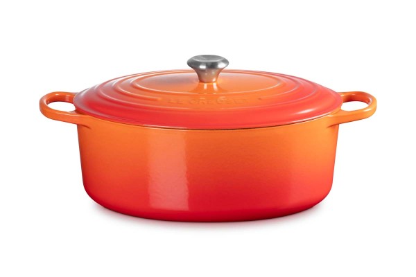 Le Creuset Gusseisen - Signature 21178350902430 Bräter oval 35cm 8,9L - Ofenrot