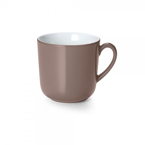 Dibbern Solid Color 2014500051 Kiesel Becher mit Henkel 0,45 l