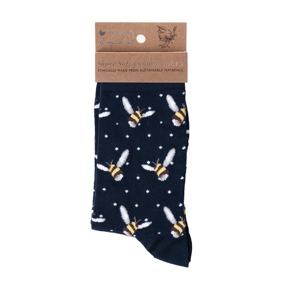 Wrendale Frauensocken SOCK016 "Busy Bee" - Biene