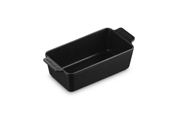 Le Creuset Kochgeschirr 20221230000422 Backform Rechteckig 23x13cm - Schwarz Matt