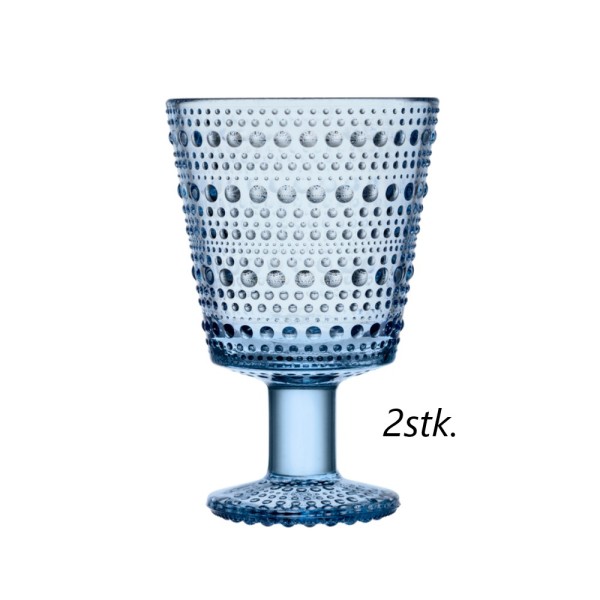 Iittala Kastehelmi 1051134 Kelch 0,26l - Aqua 2stk