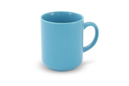 Friesland Happymix Azurblau Becher mit Henkel uni 0,25l