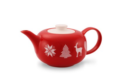 Friesland Happymix Winterzauber Teekanne rot 1,0 l