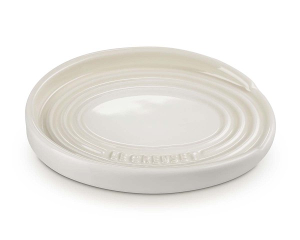 Le Creuset Steinzeug 71507157160099 Löffelablage oval 16cm - Meringue