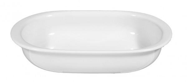 Seltmann Lukullus weiss Auflaufform oval 22x14,5 cm