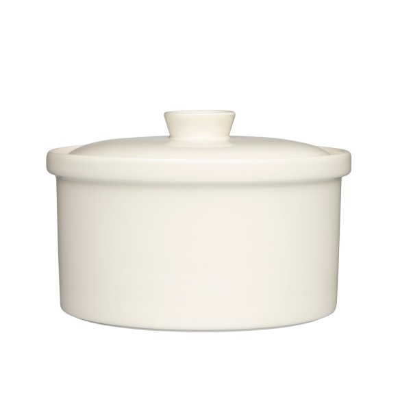 Iittala Teema Weiß 1061240 Schüssel mit Deckel 2,3l