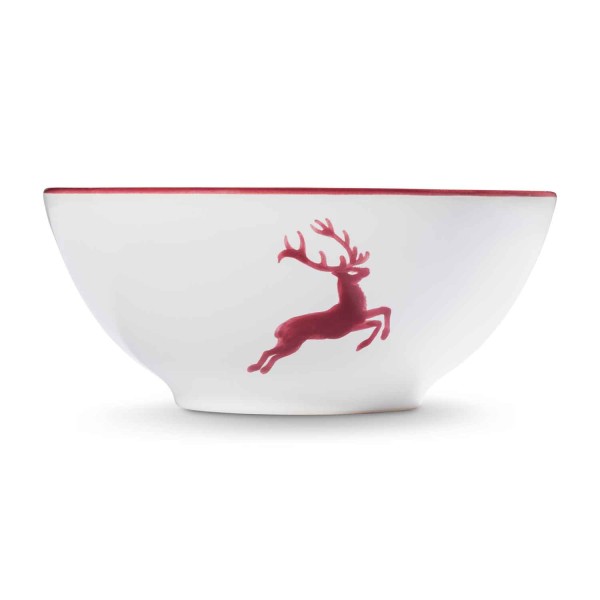 Gmundner Bordeauxroter Hirsch 0320SUSE17 Bowl (Ø 17cm)