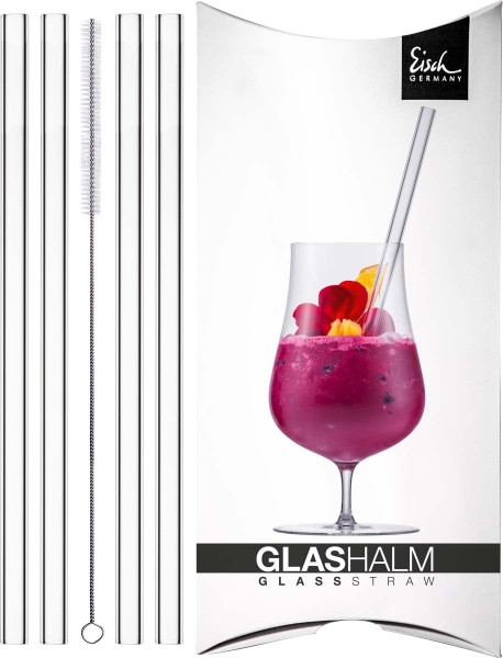 Eisch Gentleman 86599810 Glashalm-Set-5tlg. 998/10 kristall
