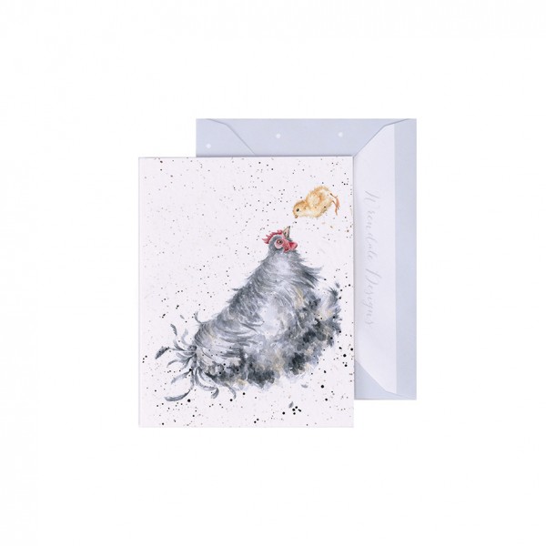 Wrendale Mini-Karten GE091 Mother Hen