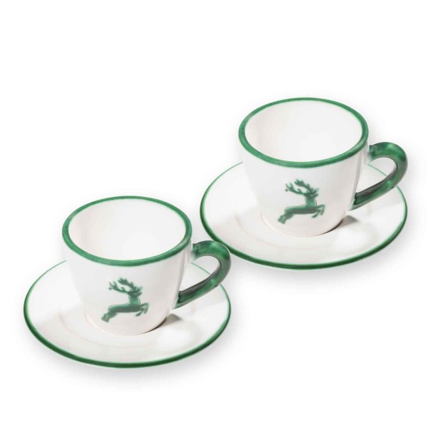 Gmundner Grüner Hirsch 0324STES02SET Espresso für 2