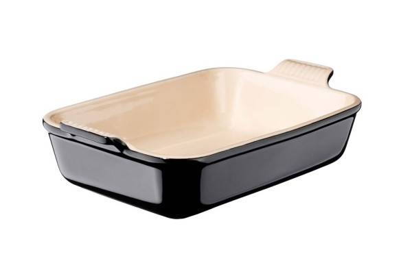 Le Creuset Poterie 71102321400001 Auflaufform Tradition 32cm - Schwarz