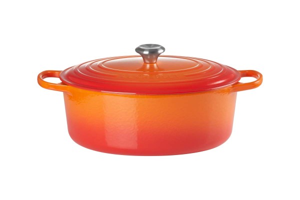 Le Creuset Kochgeschirr 21178310902430 Bräter Oval Signature 31cm - Ofenrot