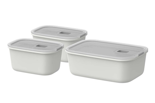 Mepal Easyclip 106181232500 Set 3tlg. (2x 0,45l+1l) - Nordic White