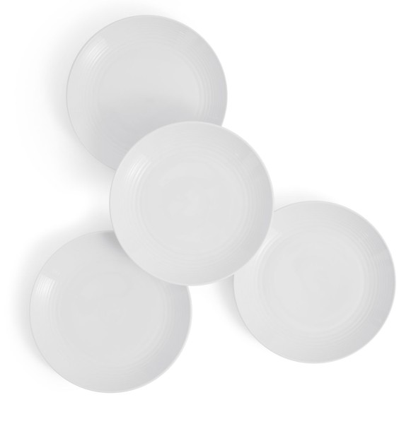 Royal Doulton Gordon Ramsay Maze WhiteTeller 22 cm flach 4er-Set