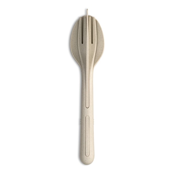 Koziol KLIKK 4003700 Besteck-Set 3-teilig - Nature Desert Sand