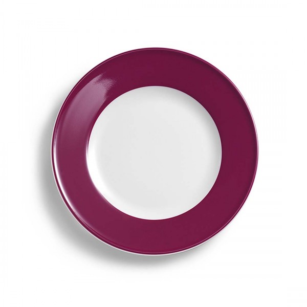 Dibbern Solid Color 2002600020 Bordeaux Teller flach 26 cm Fahne