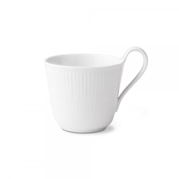 Royal Copenhagen White Fluted Becher mit Henkel 33cl