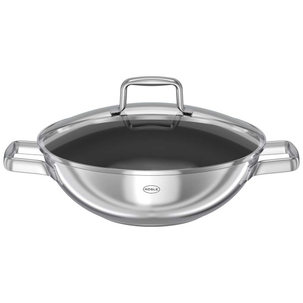 Rösle Moments 130313 Wok Ø 28 cm m. Deckel PTFE ProPlex