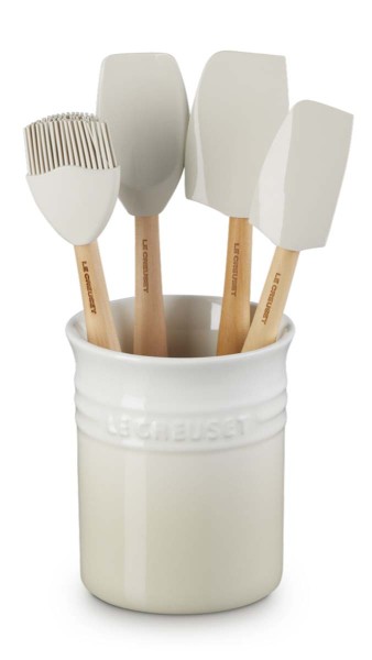 Le Creuset Silikon 79003007160000 Kochkellen-Set 5tlg. Craft - Meringue
