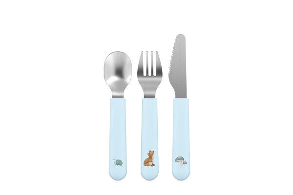 Mepal Mio - Forest Friends 108033065408 Kinder-Besteckset 3-tlg.