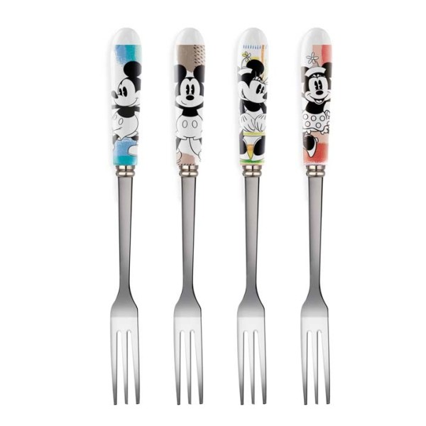 Gilde Disney - Mickey 81648 Kuchengabeln Set 4tlg. "Minnie &amp; Mickey - Enjoy"