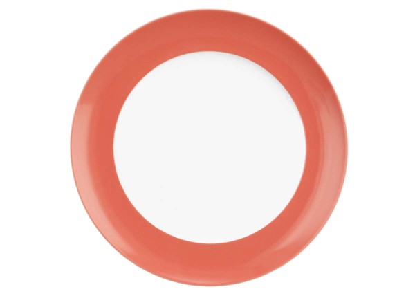 Seltmann Liberty Pure Colors Flamingo Red Frühstücksteller rund 22,5 cm Fahne