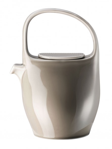 Rosenthal Junto Pearl Grey Teekanne 6 Personen 1,3 l