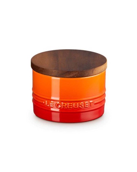 Le Creuset Steinzeug 70819200900099 Vorratsdose 0,2L - Ofenrot