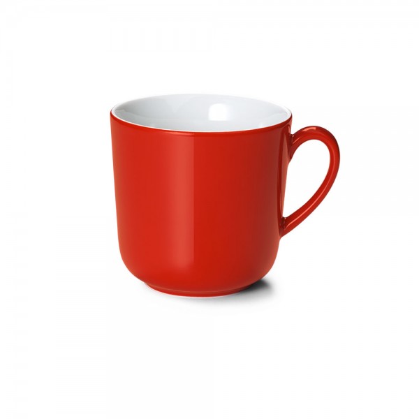 Dibbern Solid Color 2014500017 Paprika Becher mit Henkel 0,45 l