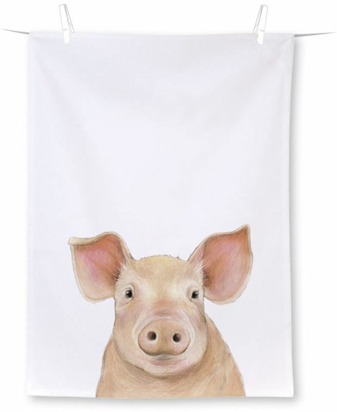 Ihr Farm Pig T1047900 Geschirrtuch 70 x 50 cm