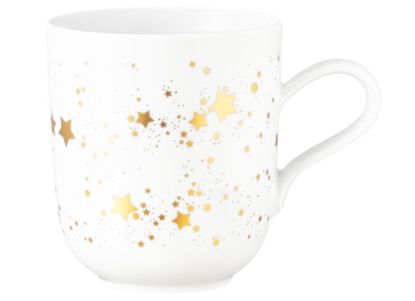 Seltmann Liberty Golden Stars Becher mit Henkel 0,40 l