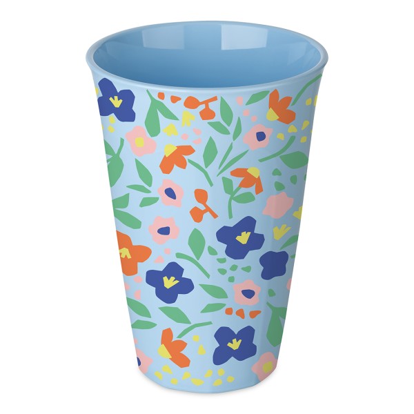 Koziol Nora Blooms 8155720 Becher 450ml - Sweet Blue
