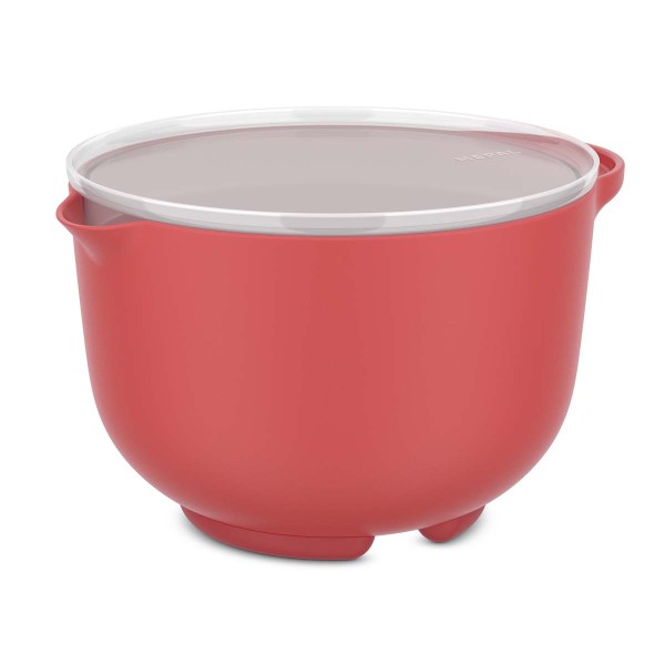 Mepal Chef it 102305076900 Rührschüssel 1,5L mit Deckel - Coral