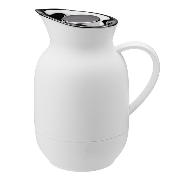 Stelton Amphora 221 Isolierkanne, Kaffee 1 l. soft white