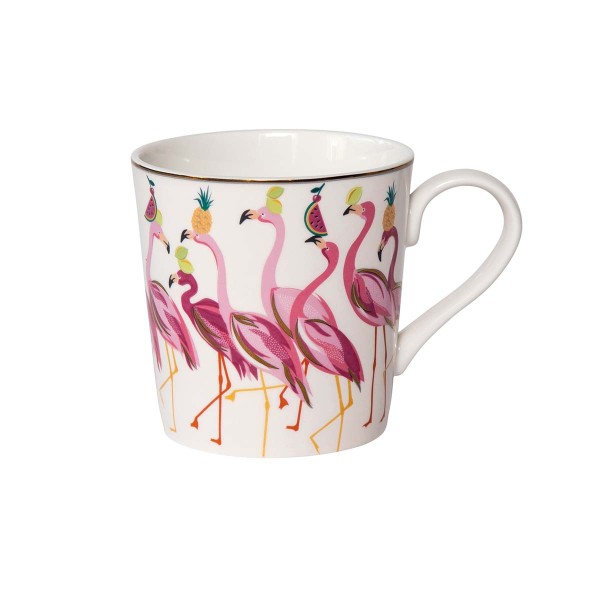 Portmeirion Sara Miller Gifting SMGFF78914-XG Becher 0,34l - Fabulous Flamingo