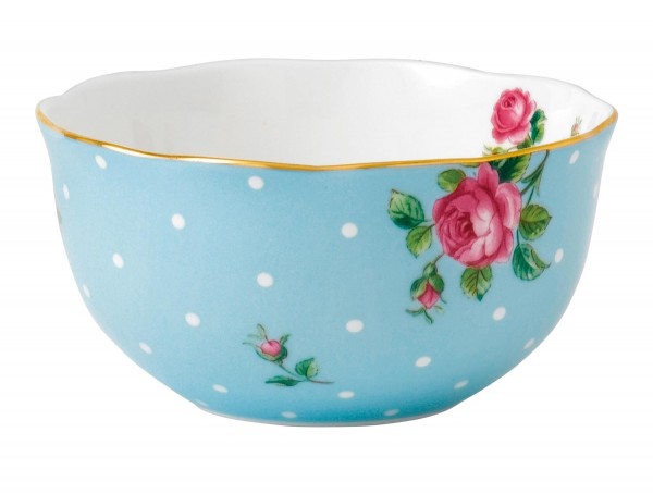 Royal Albert Polka blue Bowl - Neu (01867) 11 cm