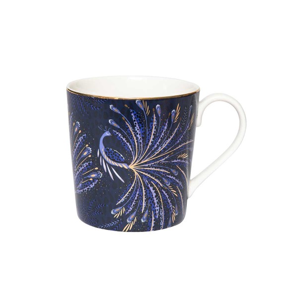 Portmeirion Sara Miller 10 Year Anniversary SMAP78914-XG Becher 0,34l - Peacock Parade