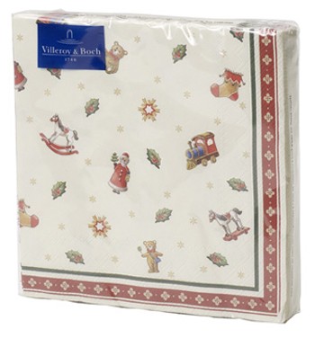 Villeroy &amp; Boch L-511200 Little Toys Lunch-Servietten 3-lagig (20 Stk.) 33x33 cm