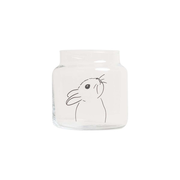 Eulenschnitt gl-119-ve Vase 10cm Hase