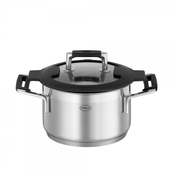 Rösle Silence Pro 91961 Kochtopf mit Deckel Ø 16cm Silence Pro